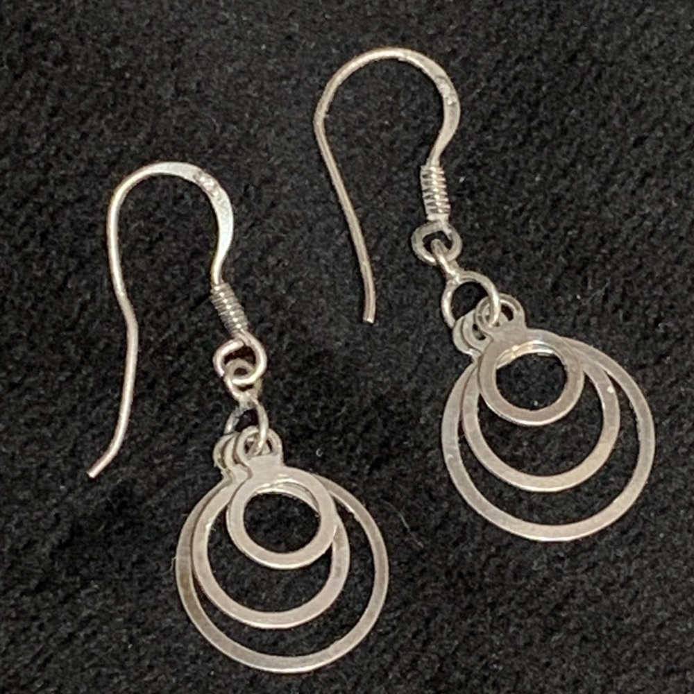 Earrings - Sterling Silver - 1.5” long